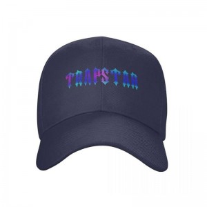 Trapstar Black Cap καπελα ανδρικα μπλε Greece | NZ41-748