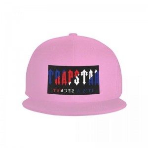 Trapstar Chenille Baseball Cap καπελα ανδρικα ροζ Greece | UQ51-015