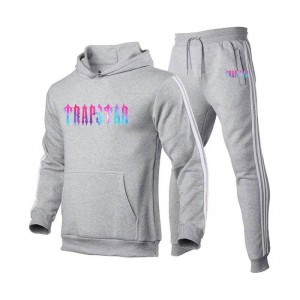 Trapstar Fleece Causal Αθλητικά Set ανδρικα γκρι Greece | RZ70-296