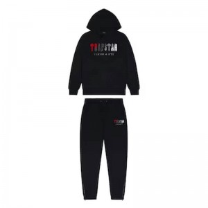 Trapstar Irongate Decoded Hoodie Set ανδρικα μαυρα Greece | LQ78-369