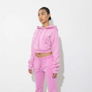 Trapstar Irongate Women Cropped Set ανδρικα ροζ Greece | MH86-709