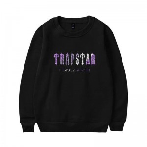 Trapstar It's a Secret Shining Galaxy Φούτερ ανδρικα μαυρα Greece | BE48-308