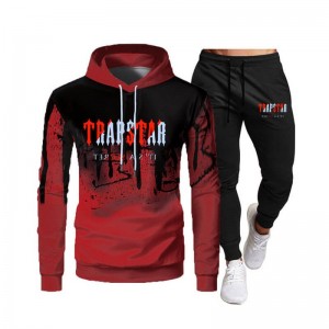 Trapstar It's a Secret Streetwear Set ανδρικα κοκκινα Greece | DF60-167