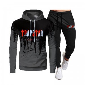 Trapstar It's a Secret Streetwear Set ανδρικα γκρι Greece | HW55-939