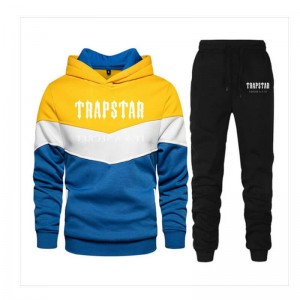 Trapstar Jogging Suit Logo Set ανδρικα κίτρινα Greece | WG32-532