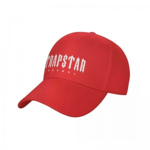 Trapstar London Baseball Caps καπελα ανδρικα κοκκινα Greece | SY63-261