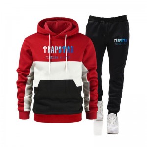 Trapstar Merch It's a Secret Printed Logo Set ανδρικα κοκκινα Greece | VY54-950