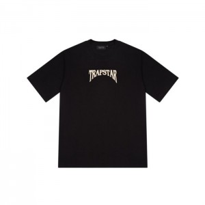 Trapstar Panthera Tee μπλουζακια ανδρικα μαυρα Greece | XY90-545