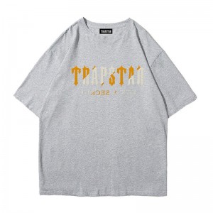 Trapstar Shinning Galaxy its a Secret μπλουζακια ανδρικα γκρι Greece | PU05-106