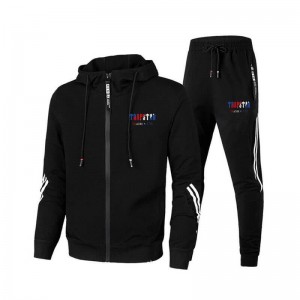 Trapstar Sportwear Logo Set ανδρικα μαυρα Greece | EN22-899