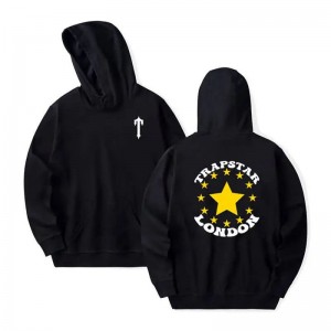 Trapstar Star T-London Φουτερ με Κουκουλα ανδρικα κίτρινα Greece | MG28-667