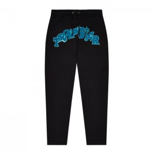 Trapstar Wildcard Jogging Bottoms Set ανδρικα μαυρα τυρκουάζ Greece | XO19-329