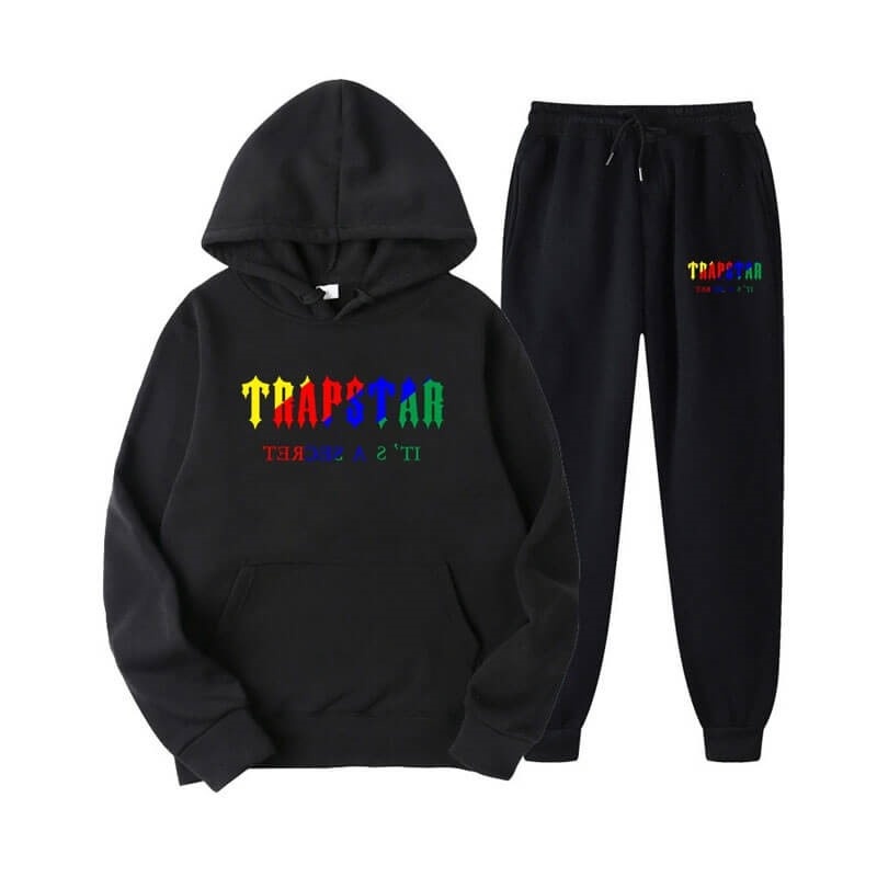 Trapstar Autumn It\'s a Secret Set ανδρικα μαυρα Greece | DY04-845