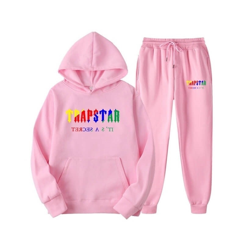 Trapstar Autumn It\'s a Secret Set ανδρικα ροζ Greece | YM57-466