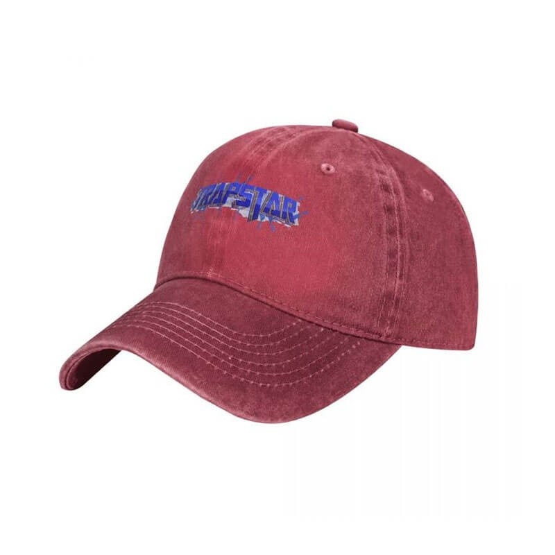 Trapstar Baseball Stylish Caps καπελα ανδρικα κοκκινα Greece | NM10-088