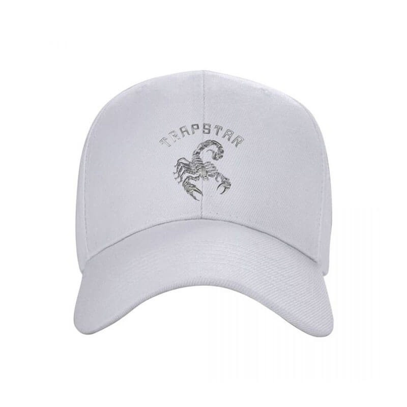 Trapstar Baseball black Cap καπελα ανδρικα ασπρα Greece | HW20-693