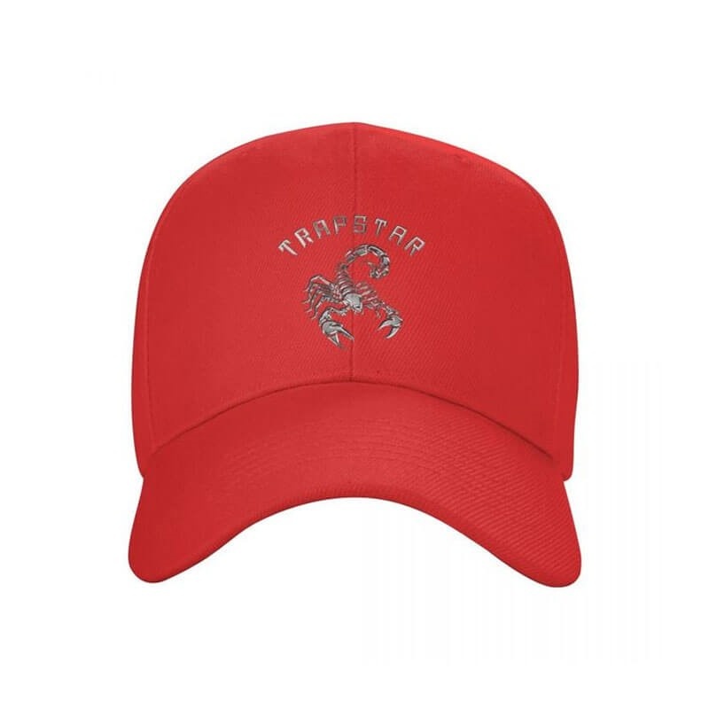 Trapstar Baseball black Cap καπελα ανδρικα κοκκινα Greece | WZ86-117