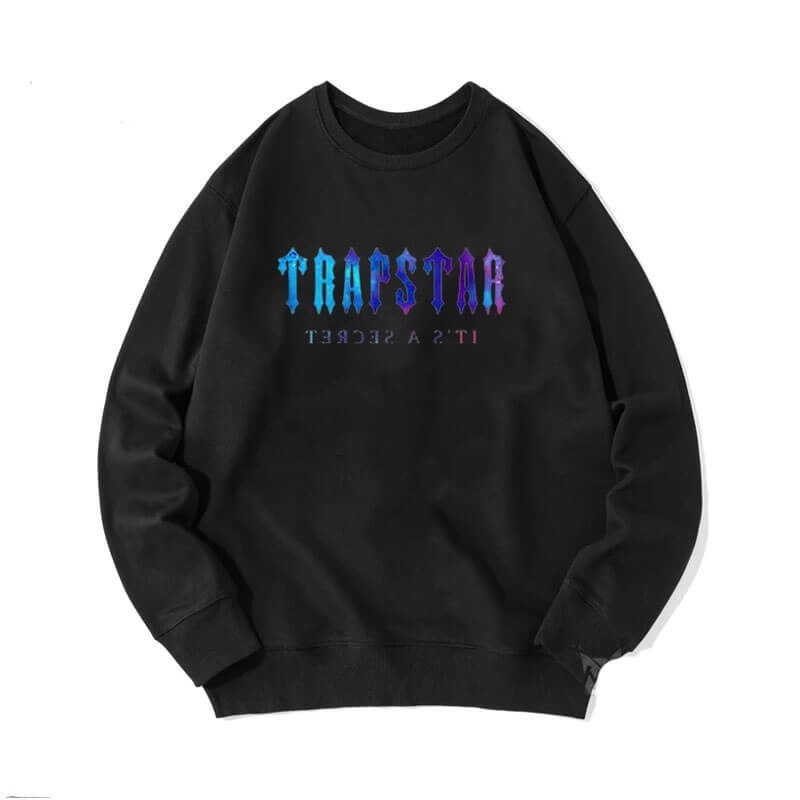 Trapstar Crewneck It\'s a Secret Φούτερ ανδρικα μαυρα Greece | DR47-603