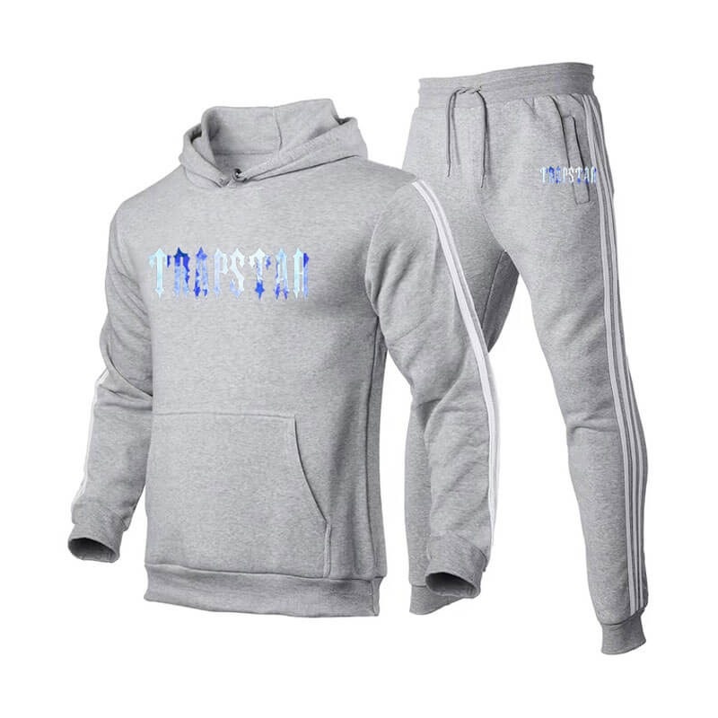 Trapstar Fleece Causal Αθλητικά Set ανδρικα γκρι Greece | WR44-106