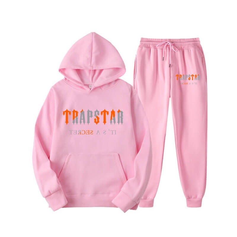 Trapstar Fleece It\'s Secret Set ανδρικα ροζ Greece | OZ73-924