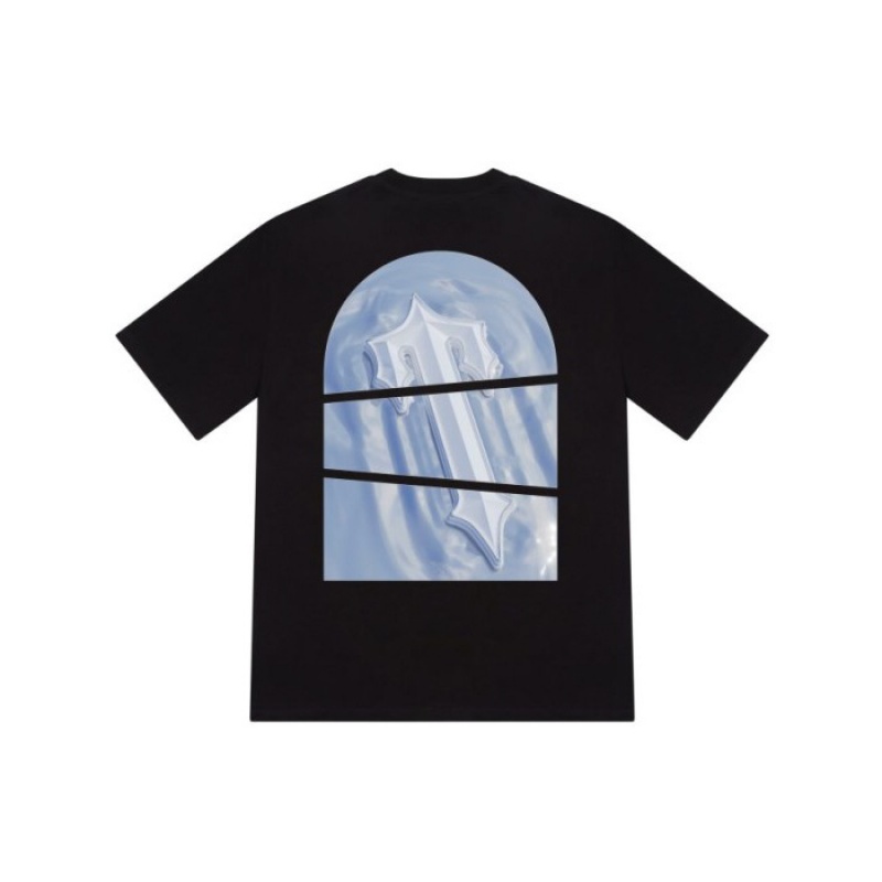 Trapstar Freeze Art of War Tee μπλουζακια ανδρικα μαυρα Greece | MU77-806