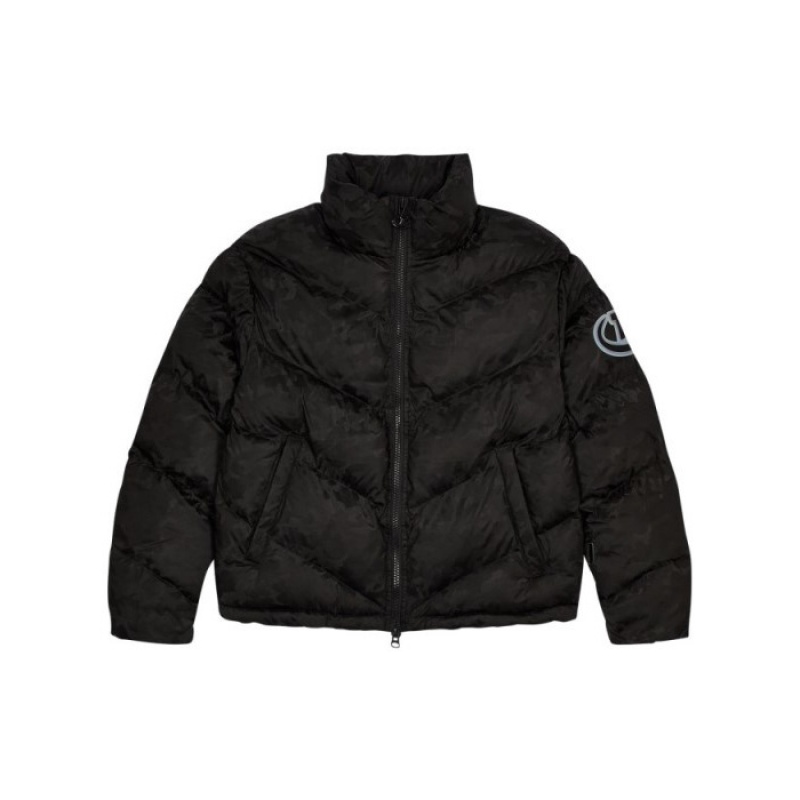 Trapstar Hyperdrive Sleeve Puffer εξωτερικά ενδύματα ανδρικα μαυρα καμουφλάζ Greece | ID90-002