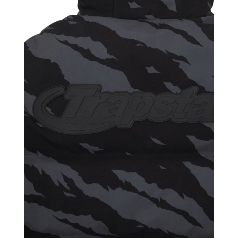 Trapstar Hyperdrive Technical Puffer εξωτερικά ενδύματα ανδρικα γκρι καμουφλάζ Greece | NI79-842