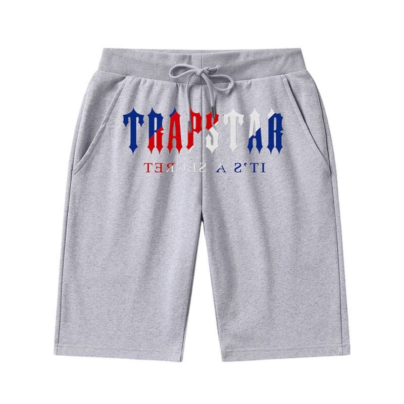 Trapstar Irongate Arch Chenille Σορτσ ανδρικα γκρι Greece | YQ03-005