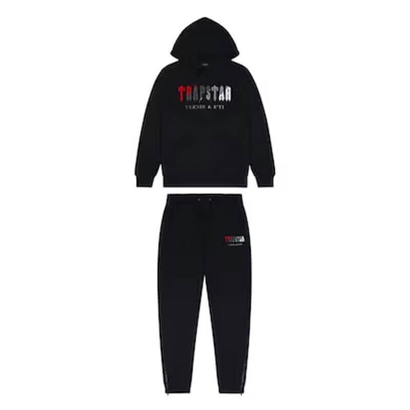 Trapstar Irongate Decoded Hoodie Set ανδρικα μαυρα Greece | LQ78-369