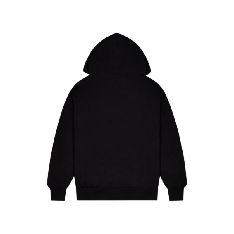 Trapstar Irongate T Trap Fleece Φουτερ με Κουκουλα ανδρικα μαυρα Greece | WY57-960