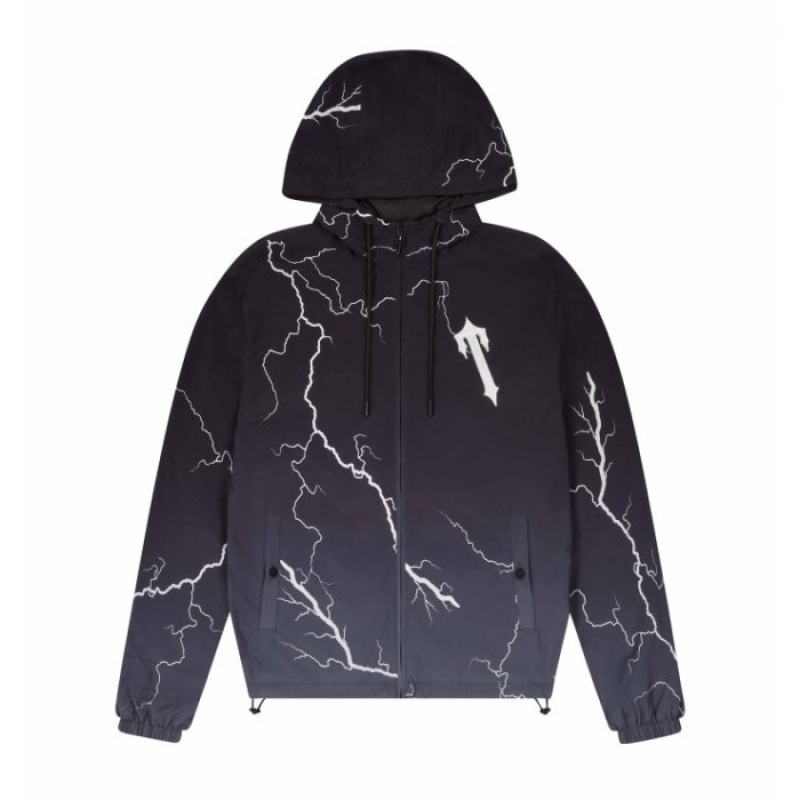 Trapstar Irongate T Windbreaker εξωτερικά ενδύματα ανδρικα μαυρα Greece | QQ66-061