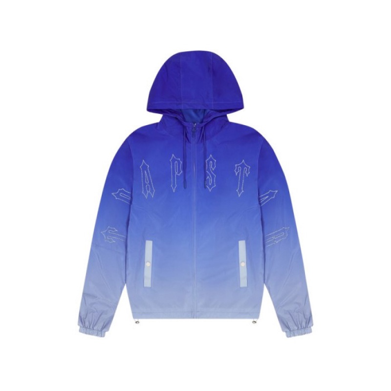 Trapstar Irongate Windbreaker εξωτερικά ενδύματα ανδρικα μπλε Greece | OW59-449