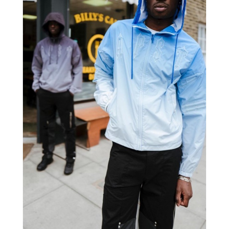 Trapstar Irongate Windbreaker εξωτερικά ενδύματα ανδρικα μαυρα Greece | UL39-861