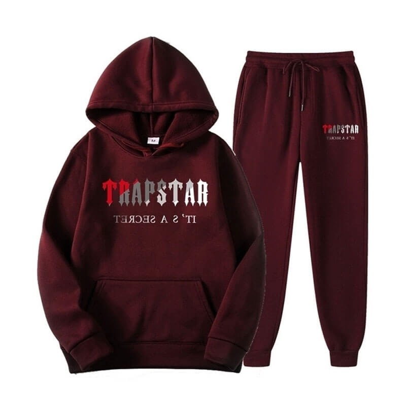 Trapstar It\'s A Secret Set Win Set ανδρικα μπορντο κοκκινα Greece | DF40-472