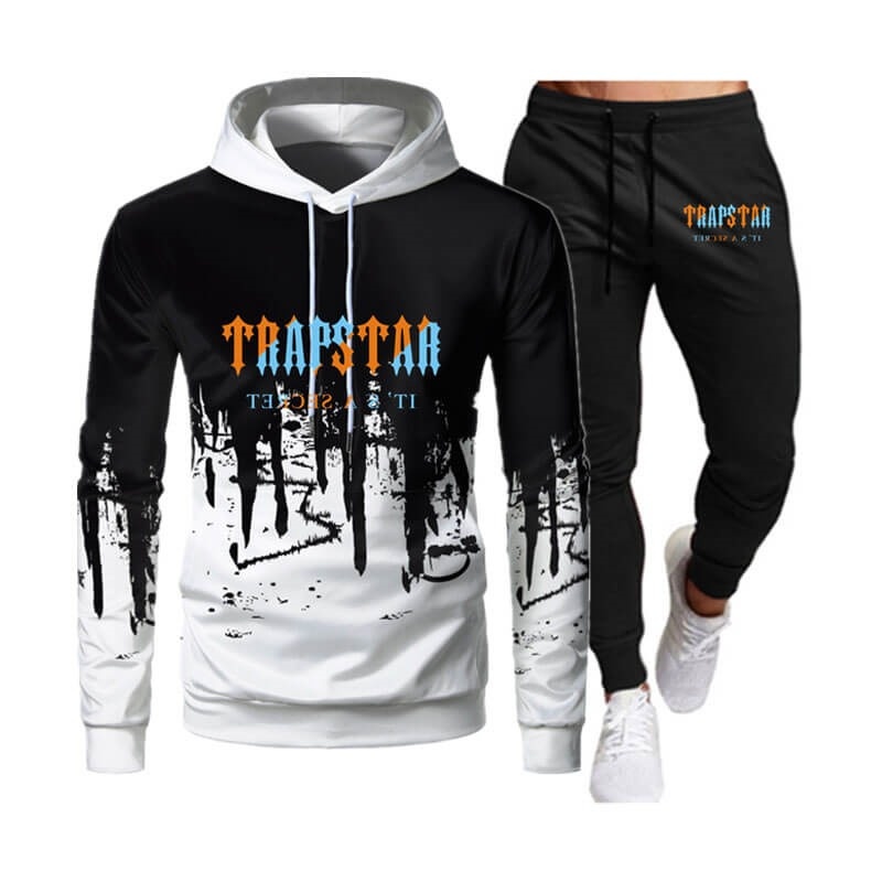 Trapstar It\'s a Secret Printed Logo Set ανδρικα ασπρα Greece | WH84-807