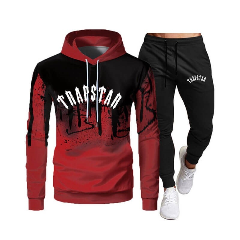 Trapstar It\'s a Secret Streetwear Set ανδρικα κοκκινα Greece | YW40-828