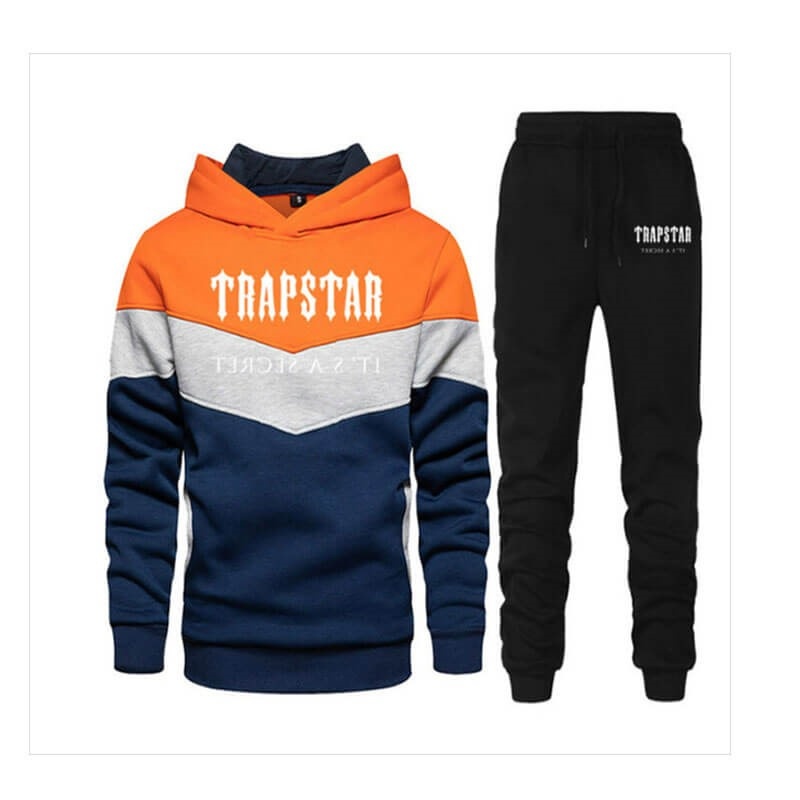 Trapstar Jogging Suit Logo Set ανδρικα μπλε Greece | LA15-575