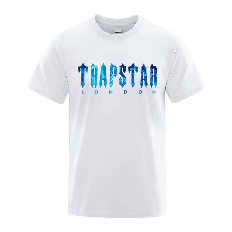 Trapstar London Chenille Tee μπλουζακια ανδρικα ασπρα Greece | BZ97-357