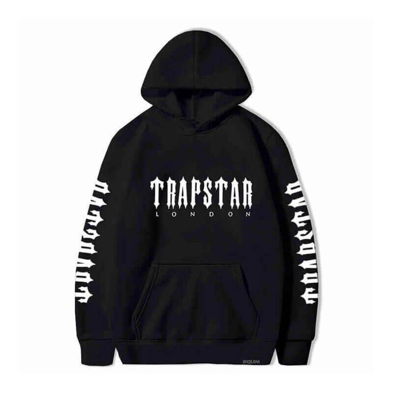 Trapstar London Galaxy City Φουτερ με Κουκουλα ανδρικα μαυρα Greece | TP77-105