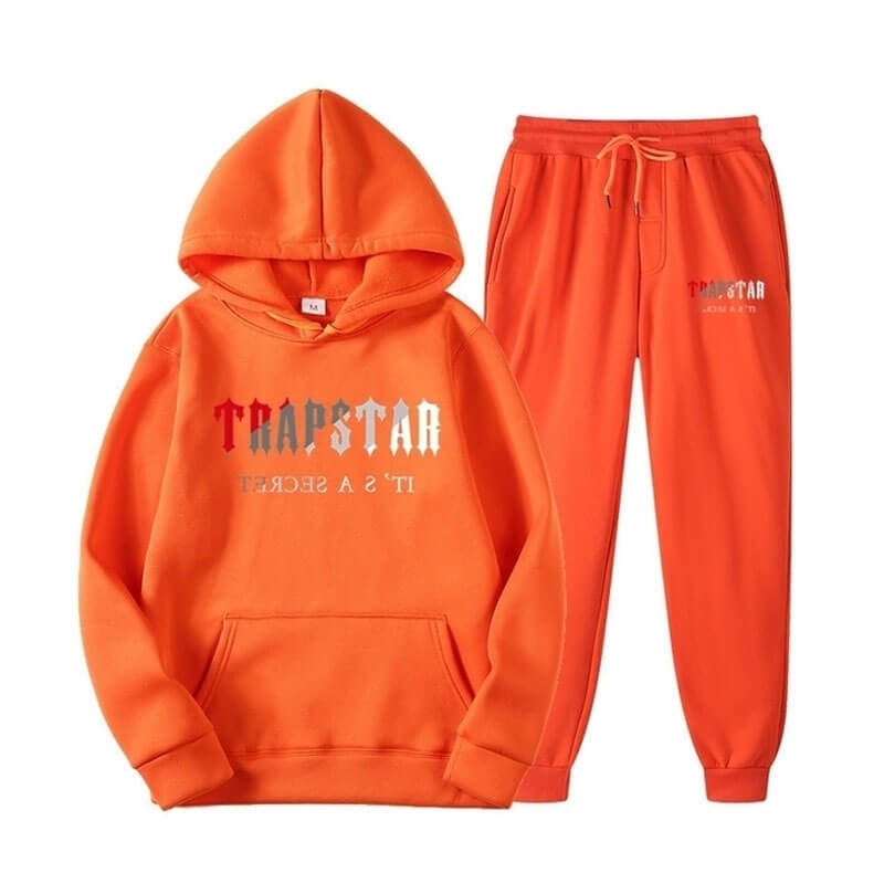 Trapstar Orange It\'s A Secret Set Set ανδρικα πορτοκαλι Greece | EX57-963