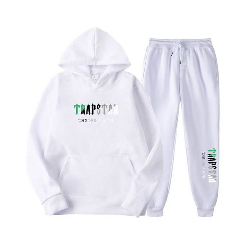 Trapstar Printed Autumn Χειμερινά Warm Sportswear Set ανδρικα ασπρα Greece | UV09-959