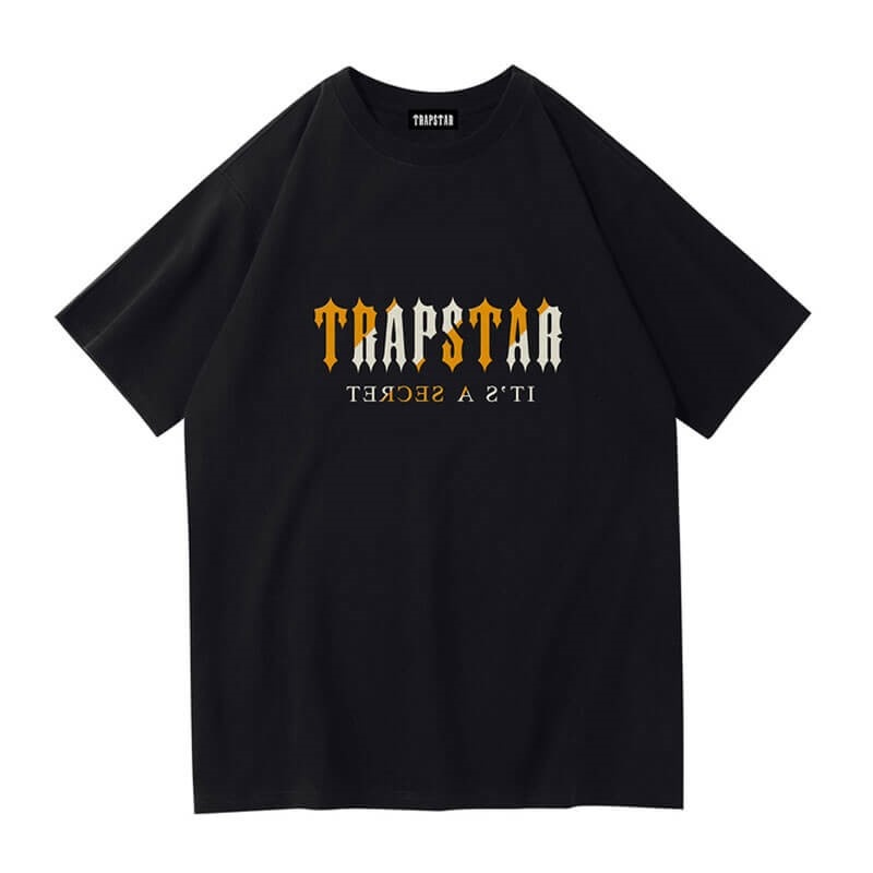 Trapstar Shinning Galaxy its a Secret μπλουζακια ανδρικα μαυρα Greece | SJ44-503