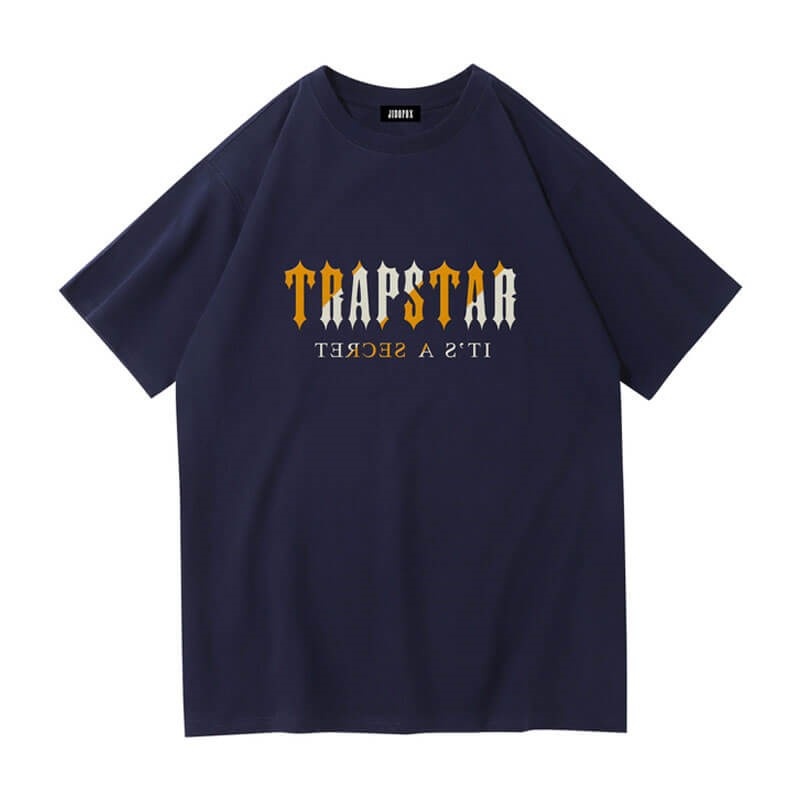 Trapstar Shinning Galaxy its a Secret μπλουζακια ανδρικα μπλε Greece | SX68-063