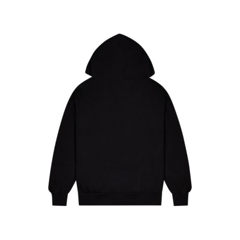 Trapstar Wildcard Chenille Zip Φουτερ με Κουκουλα ανδρικα μαυρα Greece | FP48-919